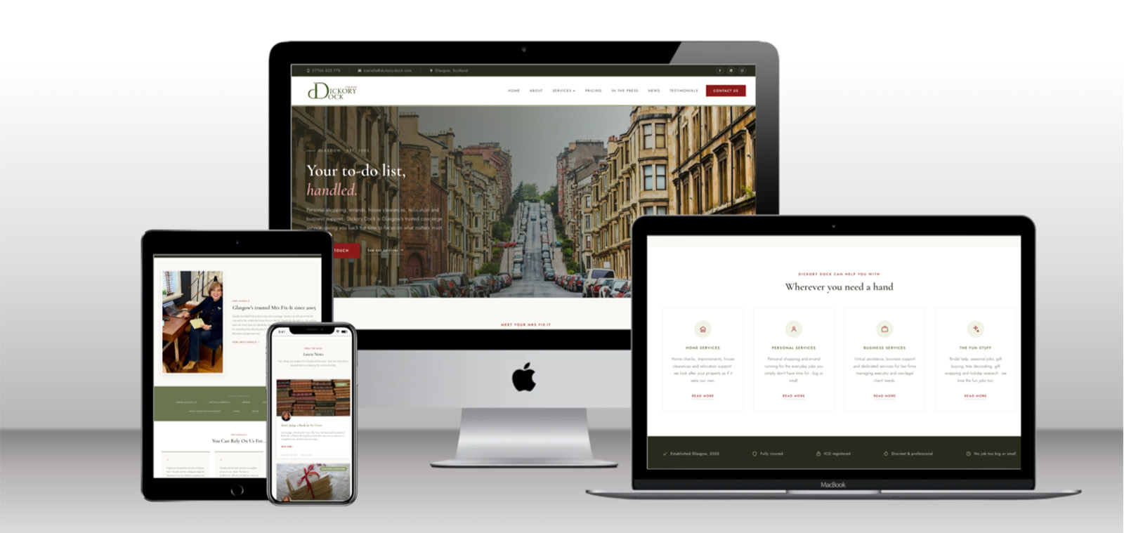website rebuild after being hacked